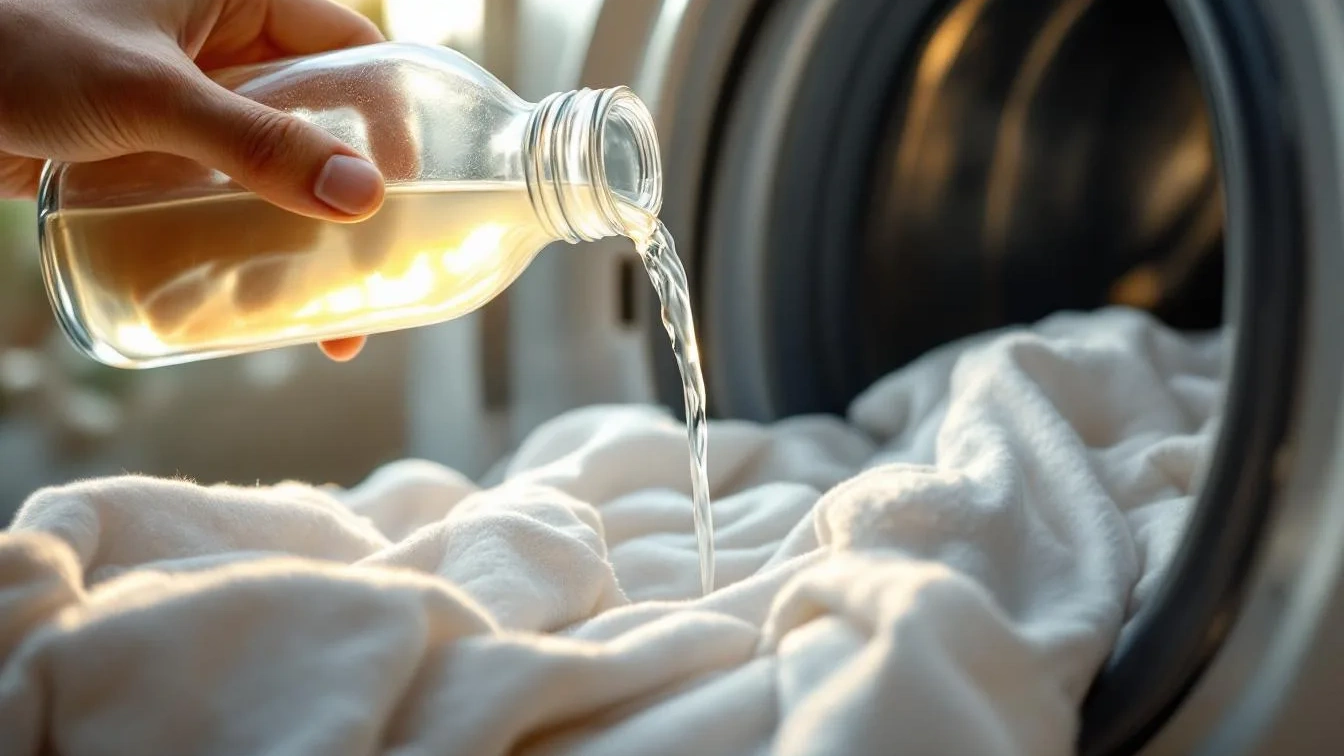 Un semplice gesto con l’aceto può cambiare il bucato